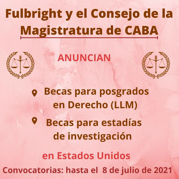 Imagen de Becas Fulbright – Consejo de la Magistratura de la Ciudad de Buenos Aires (LLM), 2021-2022