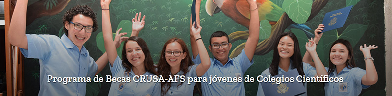 Imagen de Becas CRUSA-AFS para jóvenes de Colegios Científicos de Costa Rica, 2021, 