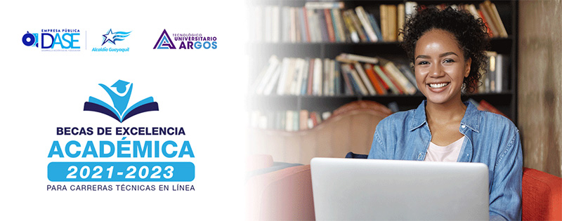 Imagen de Becas de Excelencia Académica 2021-2023 de la Alcaldía Guayaquil con el Instituto Superior Tecnológico ARGOS, 