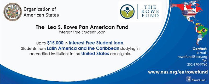 Becas OEA - Rowe Fund Student Loan program, 2022