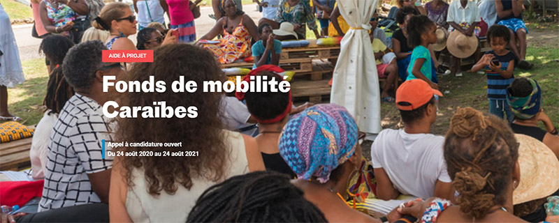 Becas para la ayuda a la movilidad en el Caribe para artistas caribeños - Gobierno de Francia, 2022