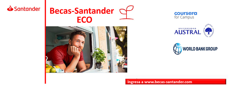 Imagen de Becas Santander ECO, 2021, 