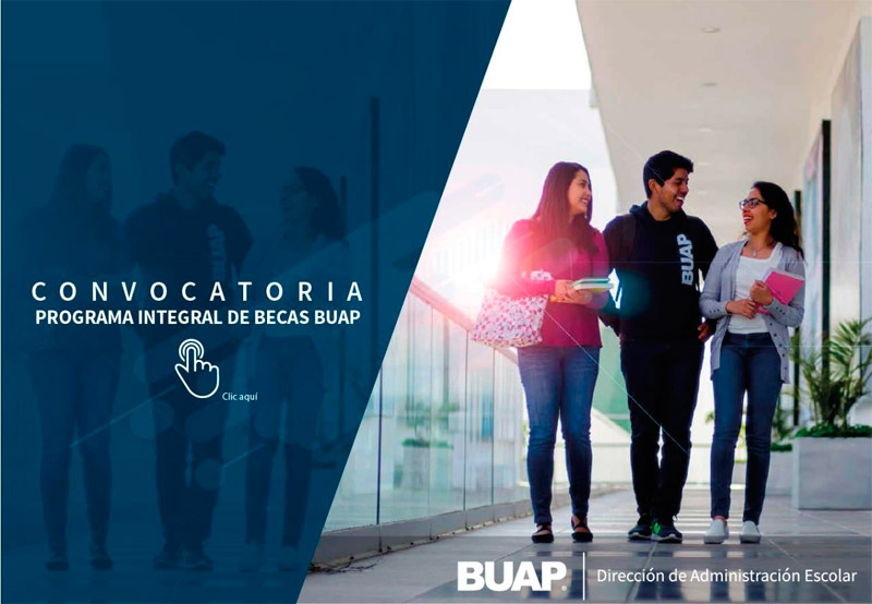 Imagen de Programa Integral de Becas BUAP - Benemérita Universidad Autónoma de Puebla, primavera 2021, 
