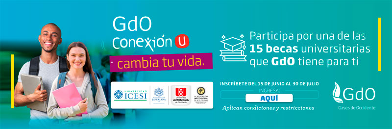 Becas GdO Conexión U, Becas para colombianos que deseen estudiar una licenciatura.