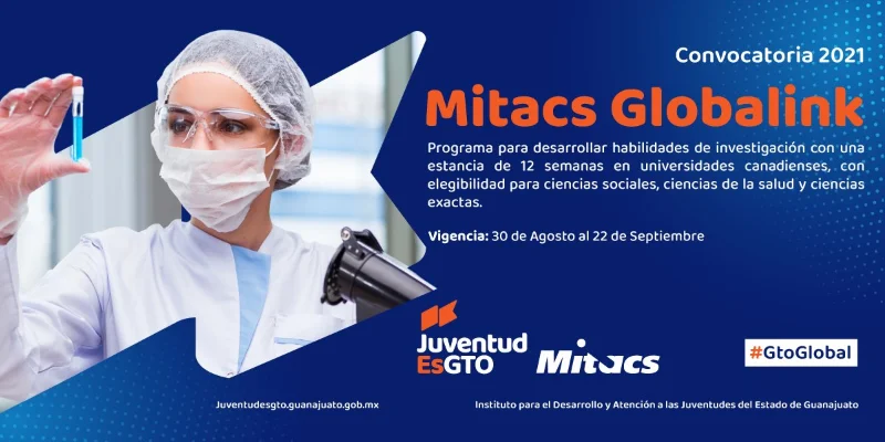 Becas Mitacs Global Research Internship - JuventudesGto - Gobierno de Guanajuato, 2021