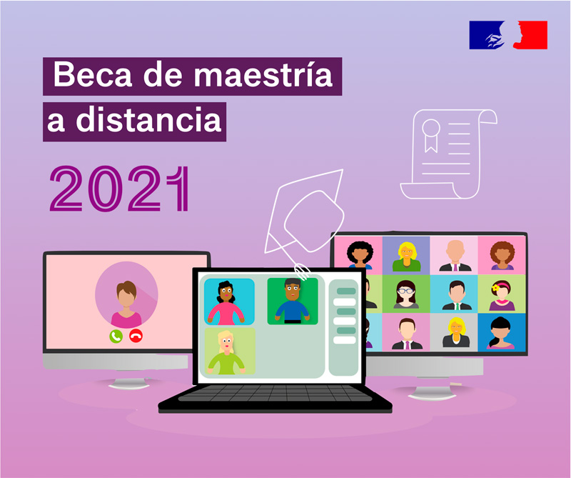 Imagen de Becas para realizar una Maestría a distancia/virtual en una Institución de Educación Superior Francesa, 2021