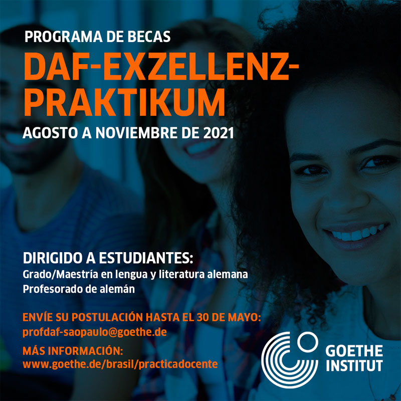 Programa de Becas “Profür Deutsch” Daf-Exzellenz-Praktikum del Goethe Institut, 2021