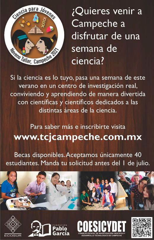 Taller de Ciencia para Jóvenes Campeche, 2021