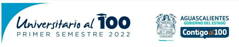 Becas Universitario al 100 - Estado de Aguascalientes, 2022-1