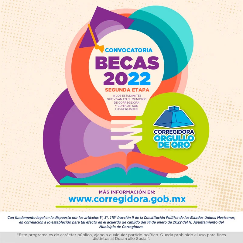 Becas Municipales Corregidora - Querétaro, 2022-2
