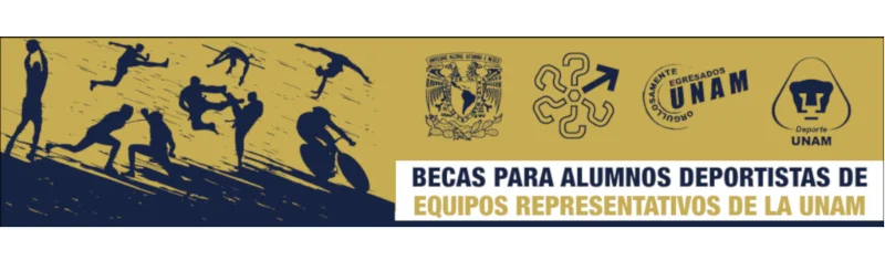 Becas para alumnos deportistas de equipos representativos de la UNAM, 2023-1