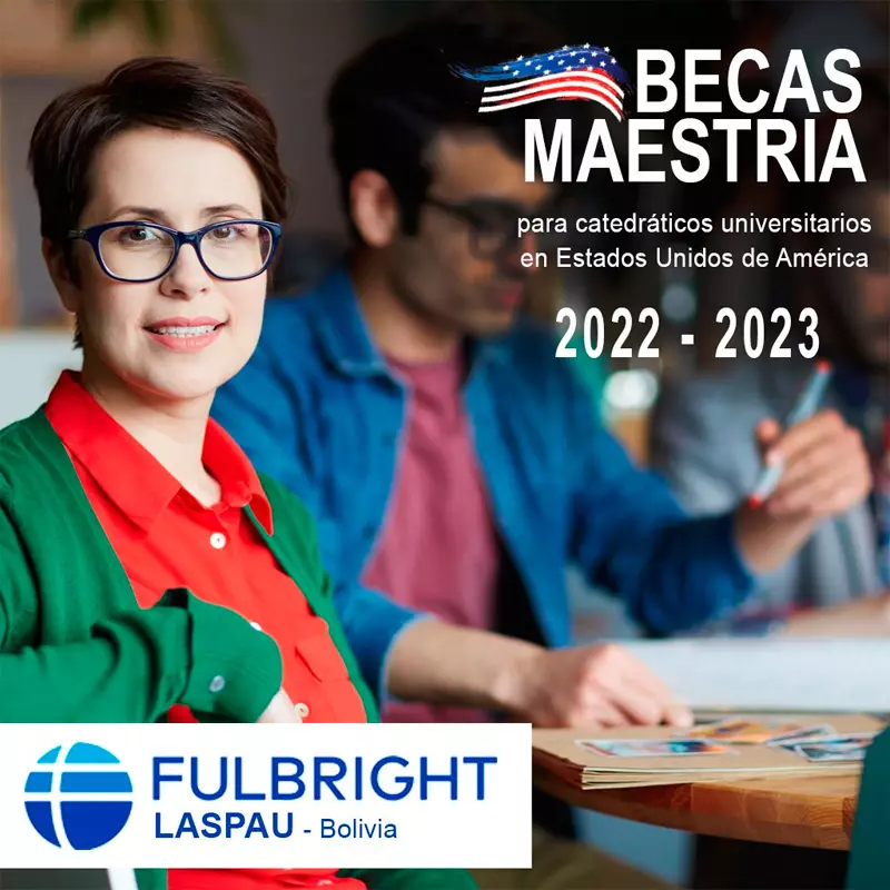 Imagen de Beca Fulbright de maestría para catedráticos universitarios bolivianos, 2024-2025