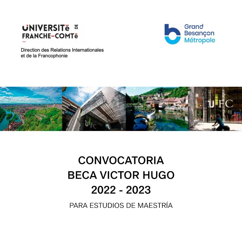 Becas Victor Hugo para latinoamericanos, 2022-2023