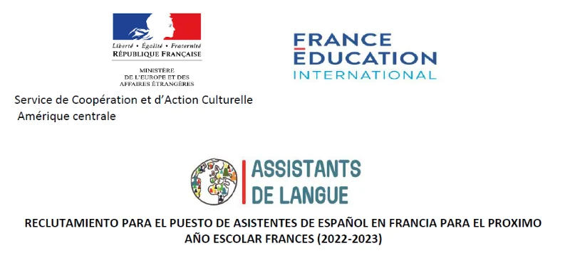Convocatoria para asistencia de español en Francia para costarricenses, 2022-2023
