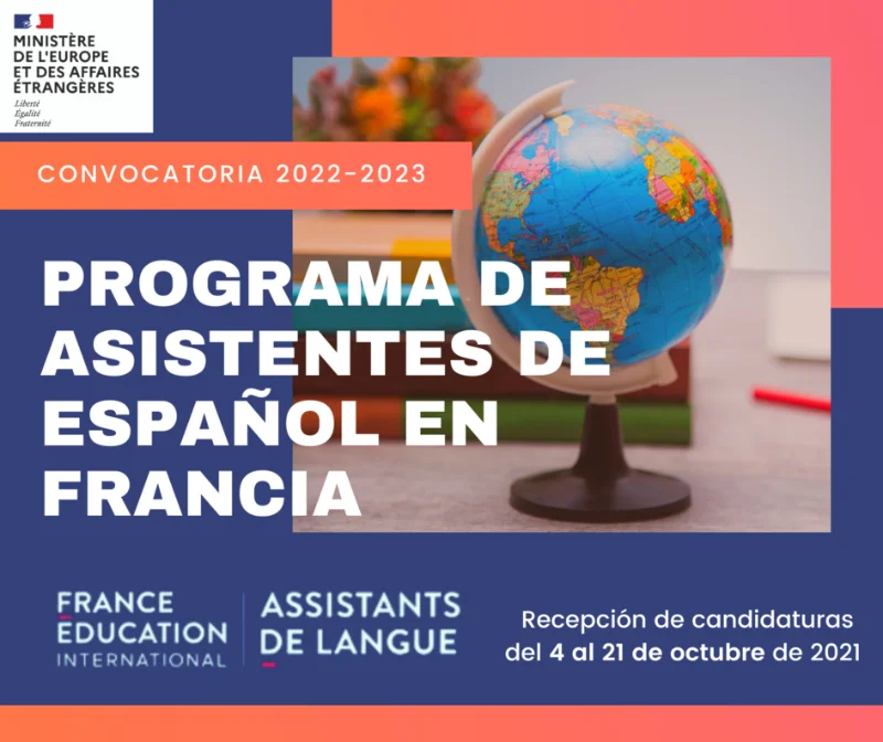 Programa de Asistentes de Español en Francia, 2022-2023