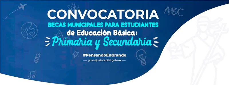 Imagen de Becas Municipales a estudiantes de Educación Primaria y Secundaria - Ayuntamiento de Guanajuato, 2022-2023