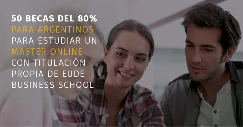Beca EUDE Argentina para maestrías online, 2021