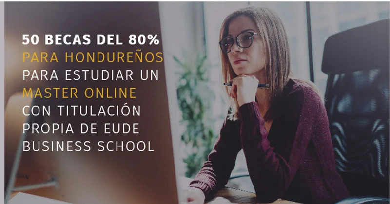 Beca EUDE Honduras para maestrías online, 2021