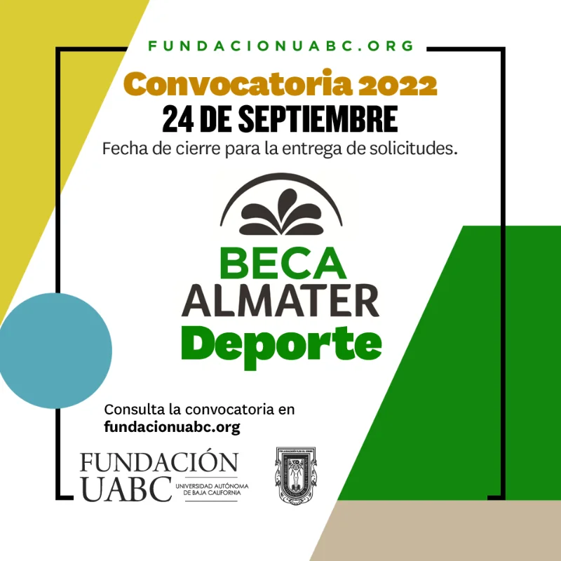 Beca Almater Deporte - Fundación UABC, 2022