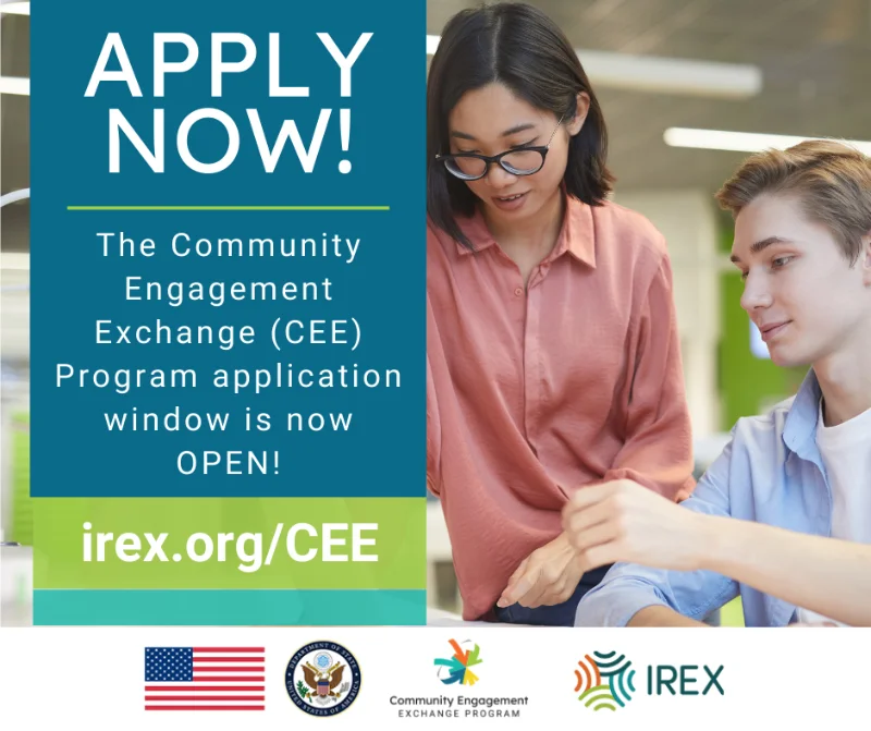 Beca Community Engagement Exchange Program - CEEP - IREX, 2022