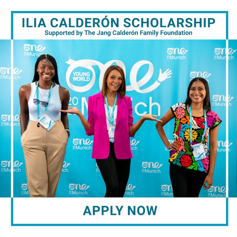 Beca Ilia Calderón Scholarship - One Young World, 2022