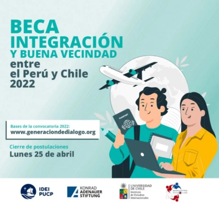 Beca Integración y Buena Vecindad entre el Perú y Chile (Chilenos), 2022