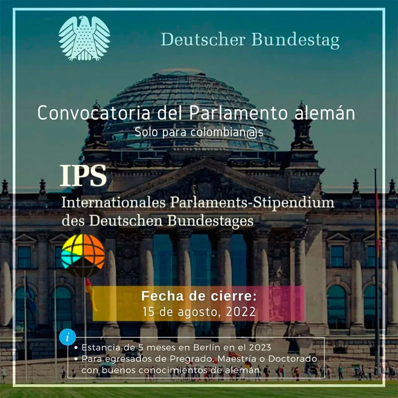 Beca Parlamentaria Internacional - IPS, en Alemania, 2022