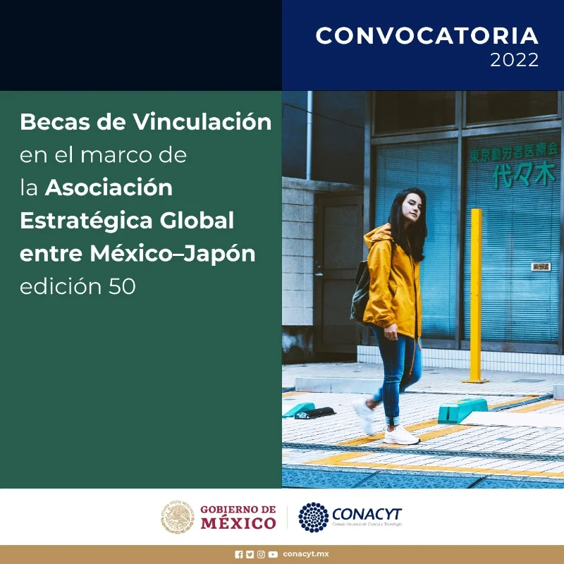 Becas CONACYT - JICA para mexicanos en Japón, 2022