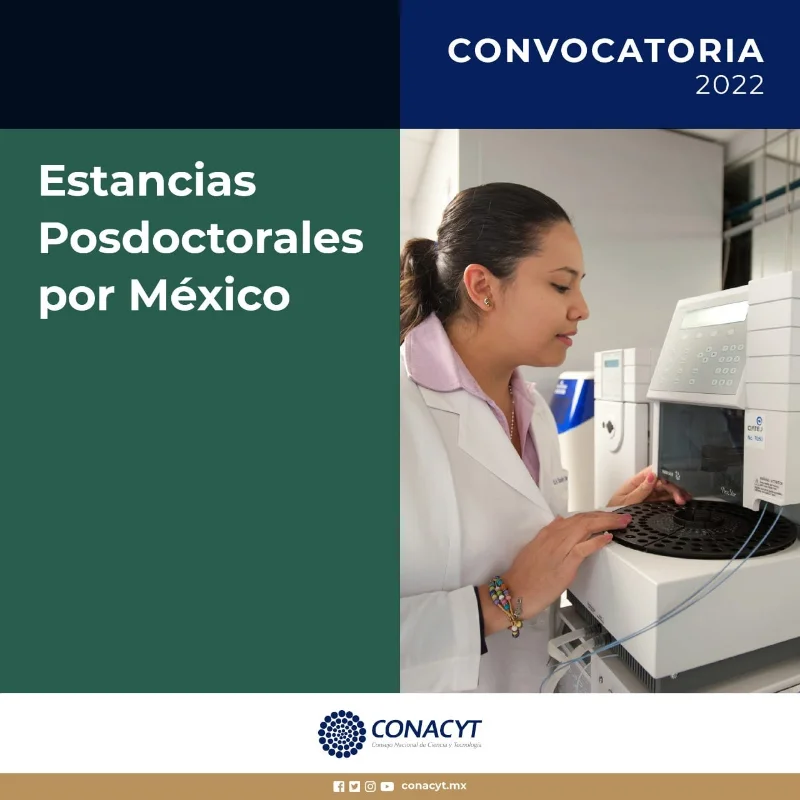 Becas CONACYT para Estancias Posdoctorales por México, 2022