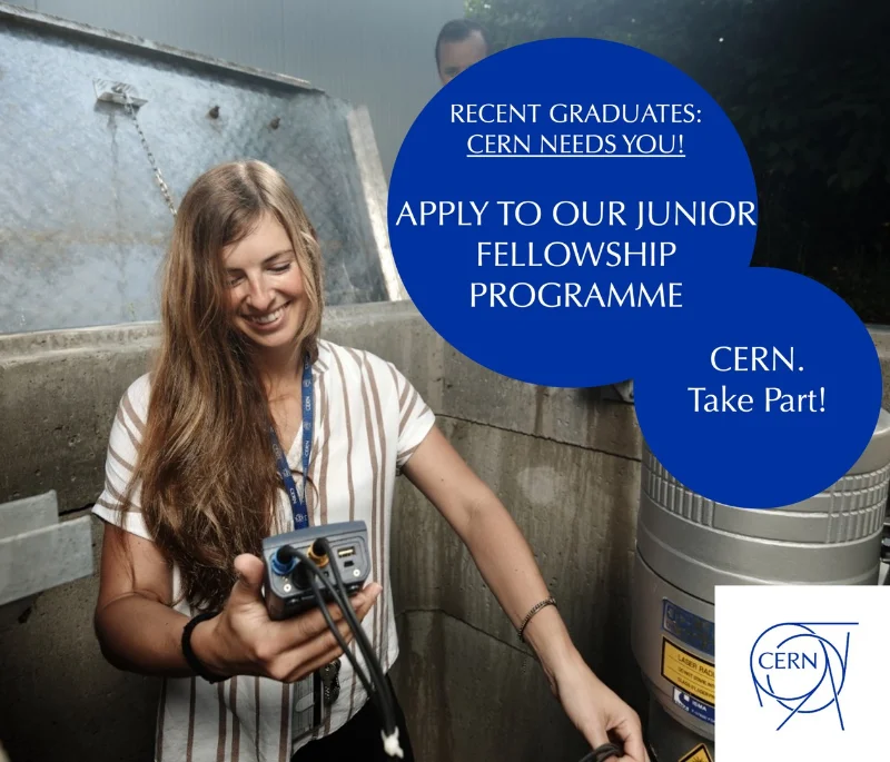 Becas del CERN Junior Fellowship Programme, 2022