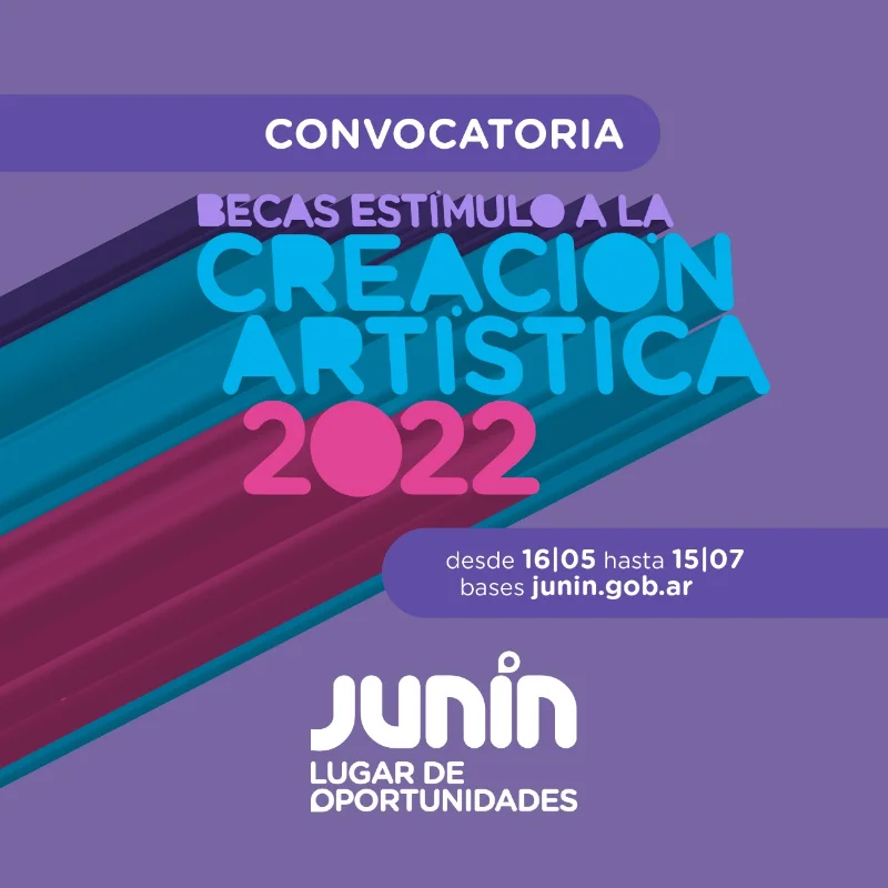 Becas estímulo a la creación artística - Junín, 2022