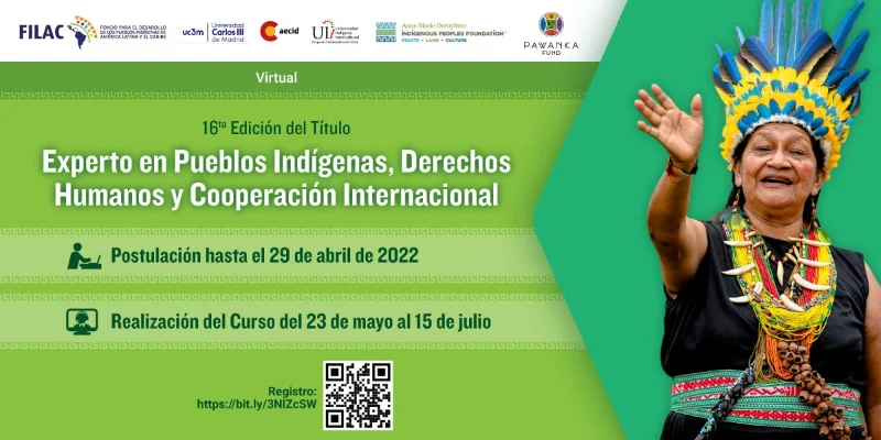 Becas para Título de Experto en Pueblos Indígenas, Derechos Humanos y Cooperación Internacional, 2022