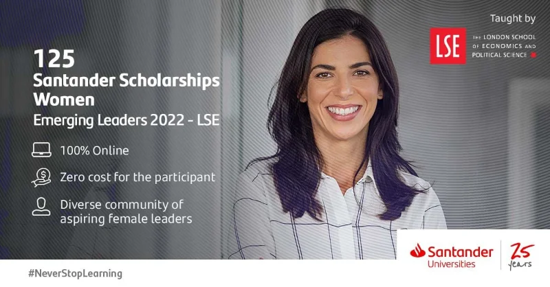 Becas Santander Women Emerging Leaders - London School of Economics - LSE, 2022