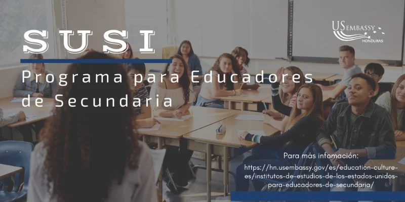 Becas SUSI para educadores de secundaria hondureños, 2022