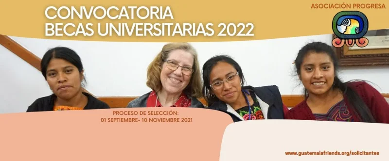 Becas universitarias Progresa, 2020-2021 para guatemaltecos, 2022