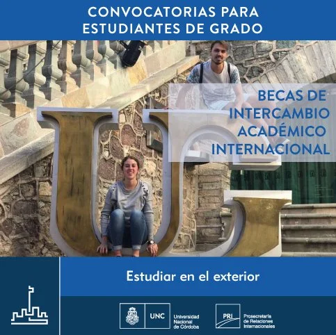 Programa de Cooperación Bilateral para el Intercambio de Estudiantes de Grado (PIEG) - Universidad Nacional de Córdoba - UNC, 2022