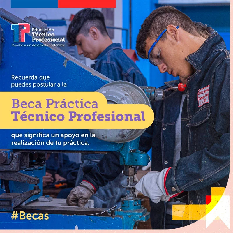 Imagen de Beca Práctica Técnico Profesional, BPTP, Educación Media - Becas Junaeb Chile, 2022
