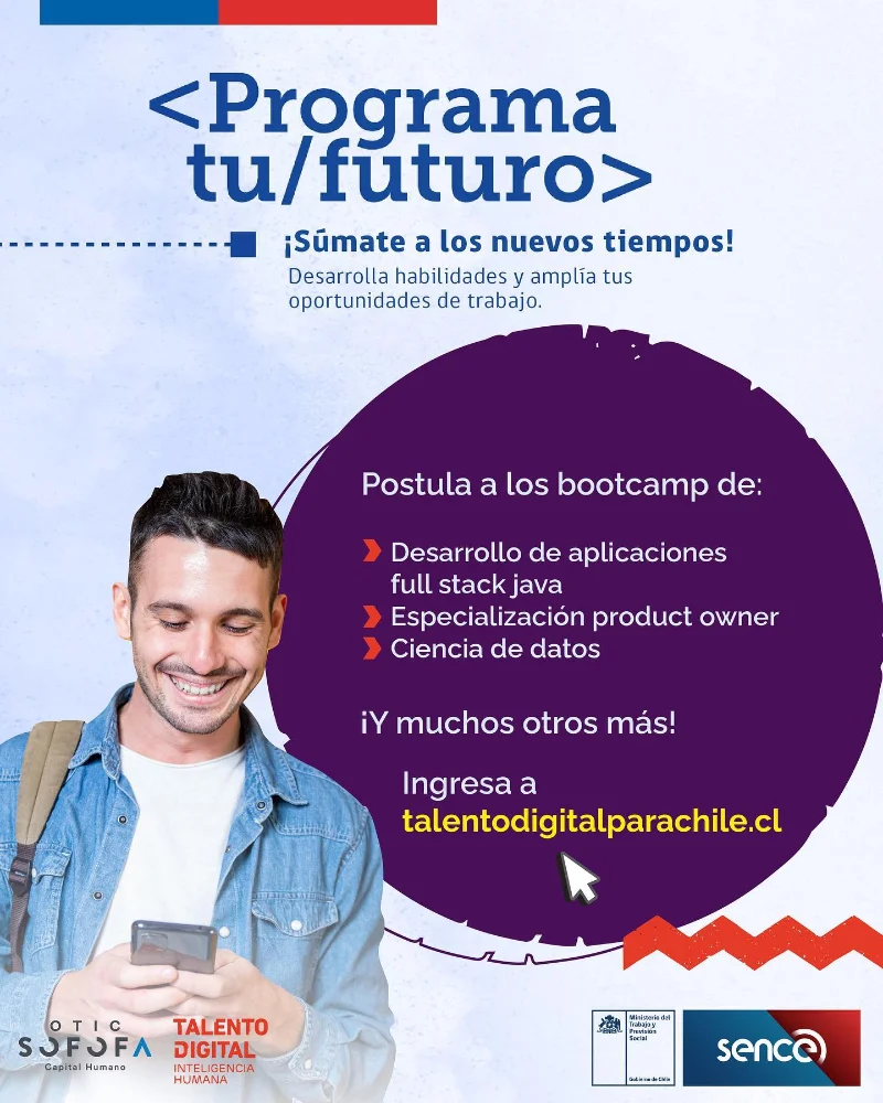 Imagen de Becas Talento Digital para Chile | Programa tu futuro, 2022