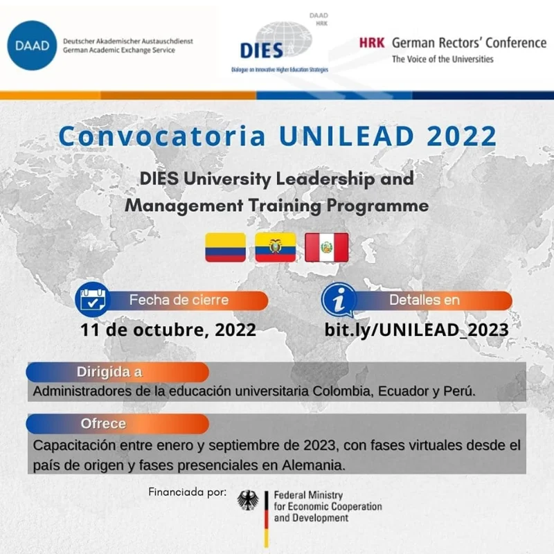 Becas UNILEAD (University Leadership and Management Training Programme) en Alemania, 2023-1