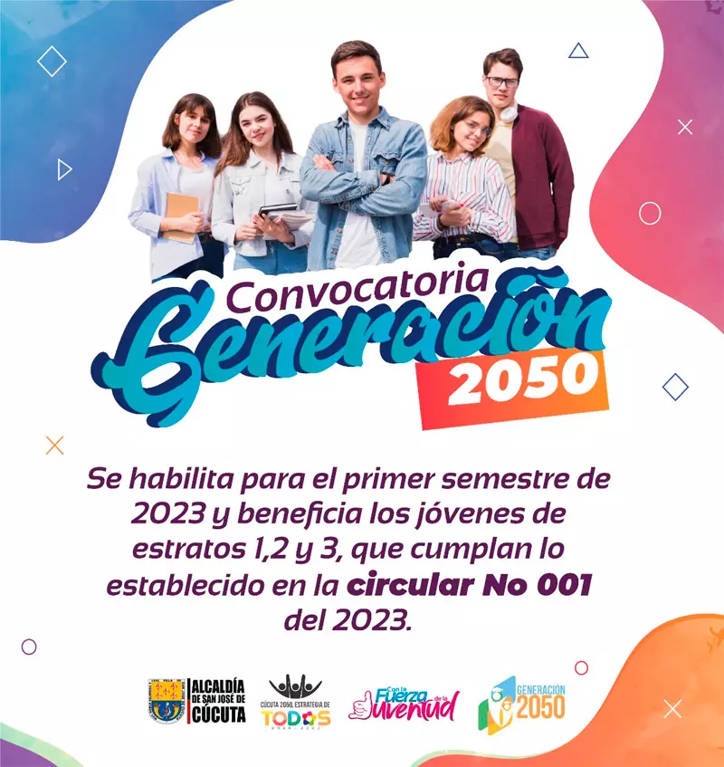 Programa Generación 2050 - Alcaldía de San José de Cúcuta, 2023-1