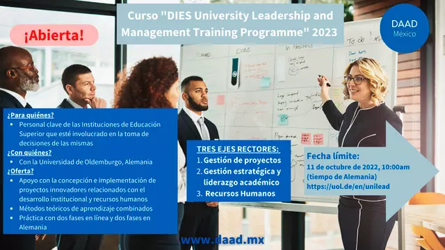 Imagen de Becas UNILEAD (University Leadership and Management Training Programme) en Alemania, 2023-1