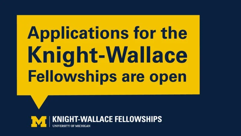 Becas Knight-Wallace de la Universidad de Michigan para periodistas, 2024-2025