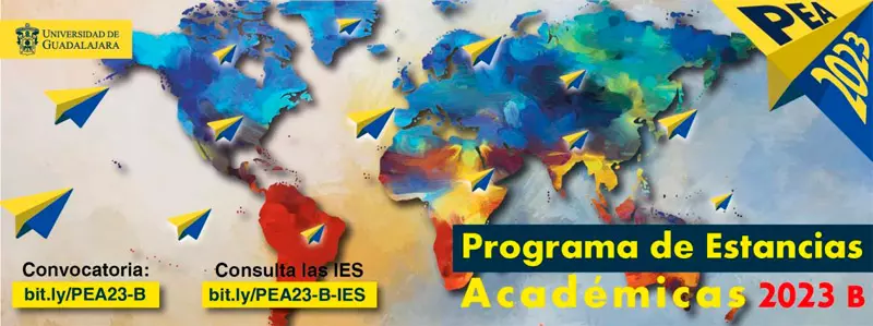 Imagen de Programa de Estancias Académicas - PEA de la Universidad de Guadalajara, UDG, 2023-B
