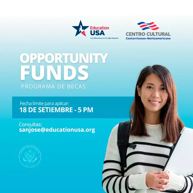Becas Opportunity Funds - Education USA - Costa Rica, 2023