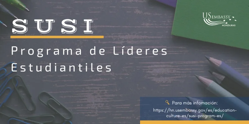 Beca SUSI Líderes estudiantiles hondureños, 2023