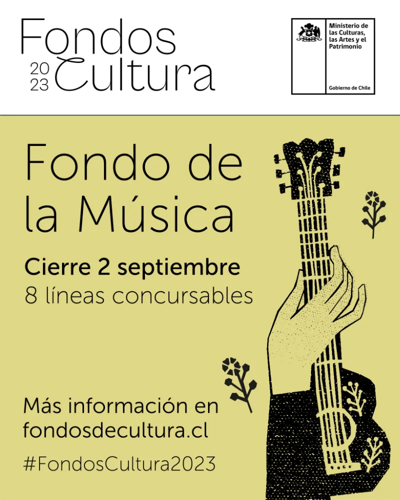 Becas Chile Crea - Fondo de la Música, 2023