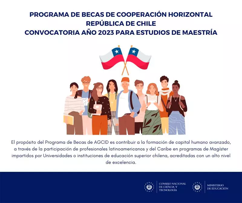 Becas de Cooperación Horizontal en Chile, 2023