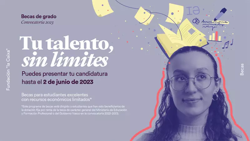 Becas de grado para estudiantes universitarios - Fundación La Caixa, 2023