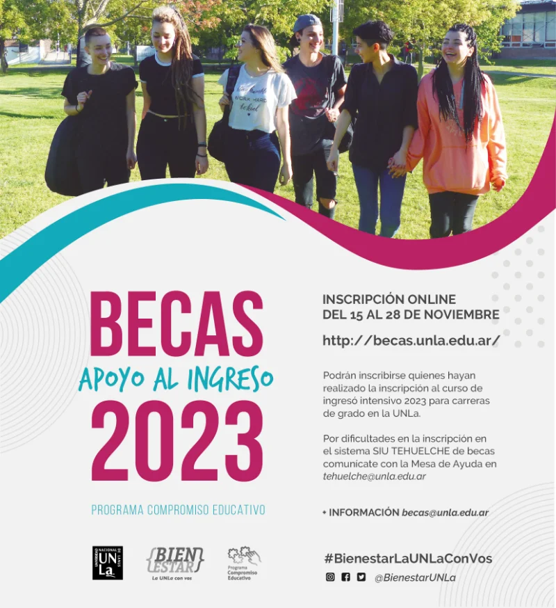 Becas de Apoyo Educativo para Ingresantes - Universidad Nacional de Lanús - UNLa, 2023