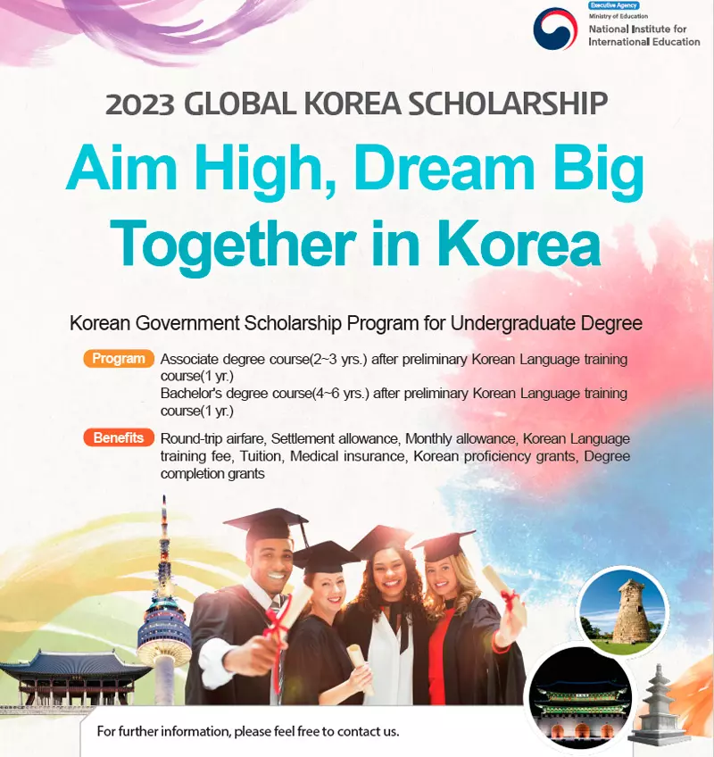 Becas de pregrado Global Korea Scholarship, GKS, 2023